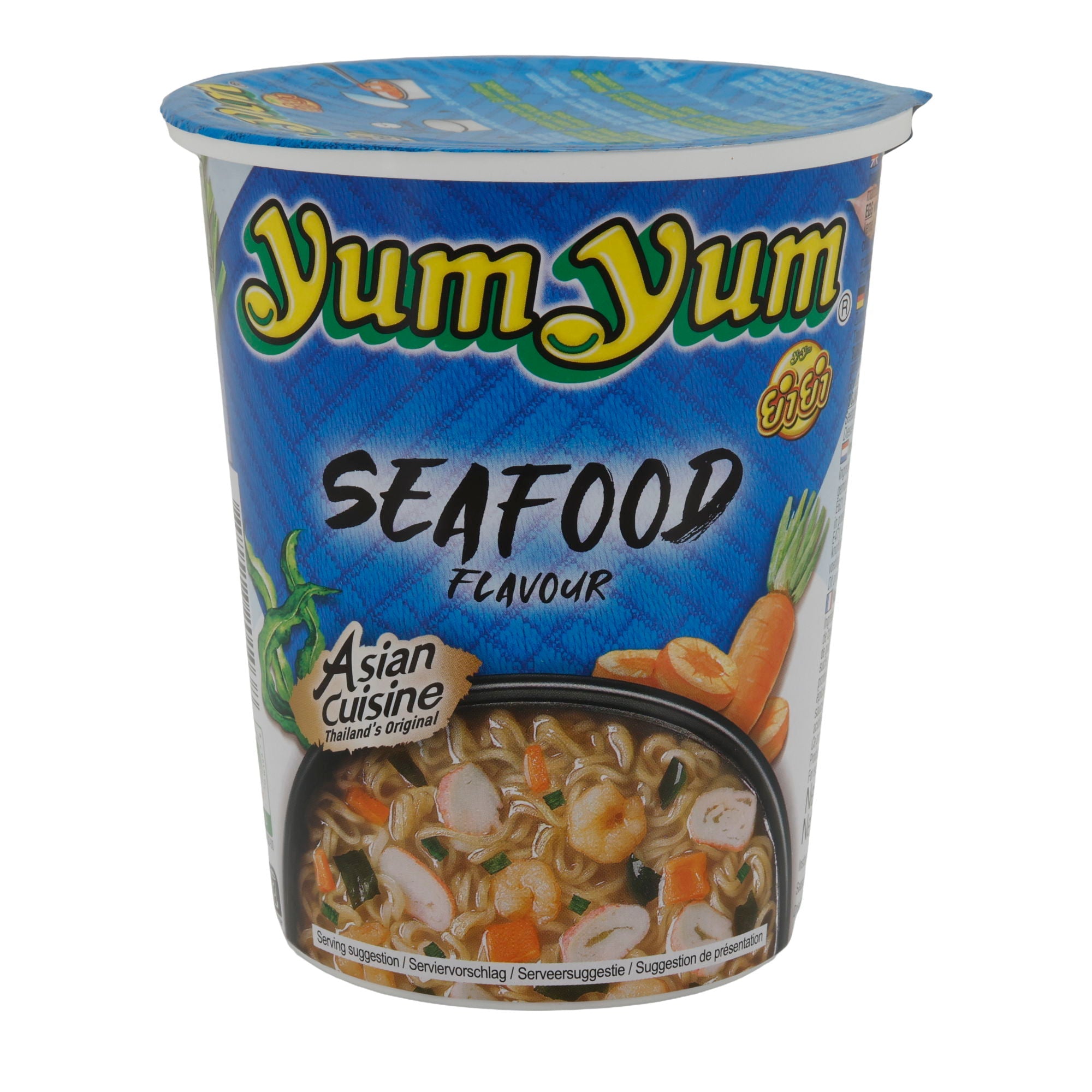 Instant Noodles Yum Yum | Seafood Flavour | Asiatische Nudeln mit Seafoodgeschmack | 70 g YUMYUM